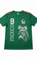 Adulto Playera de Mexico con AXOLOTL Metalico PERSONALIZADA