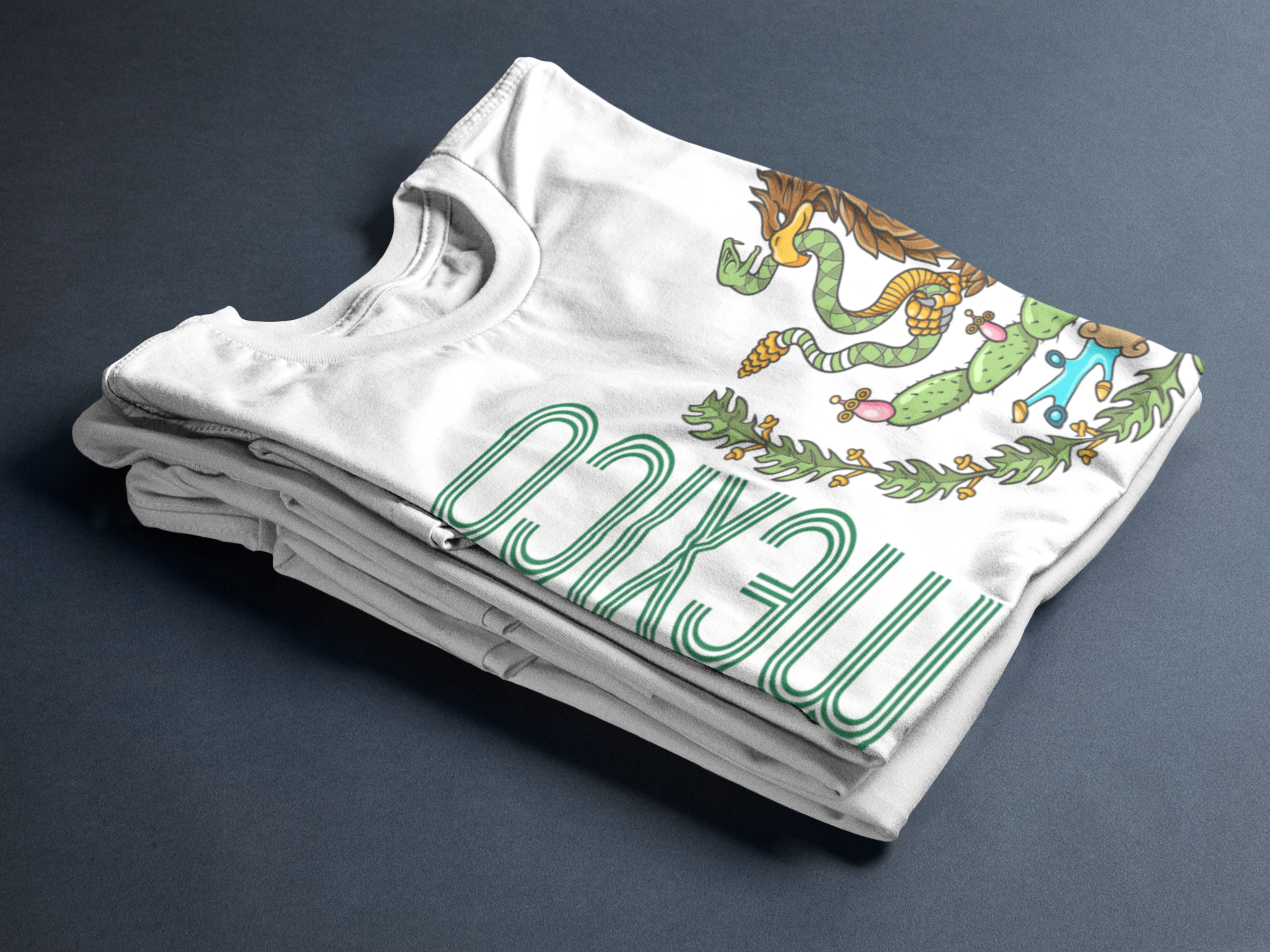 Adulto Playera de Mexico Retro con Aguila