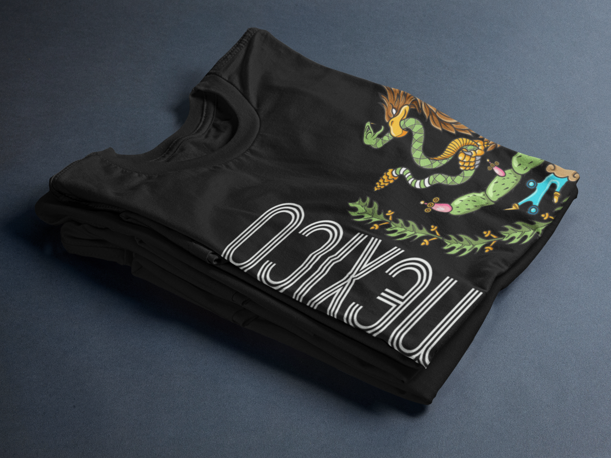 Adulto Playera de Mexico Retro con Aguila
