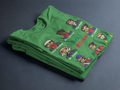Adulto Playera de los Heroes de Mexico Caricatura