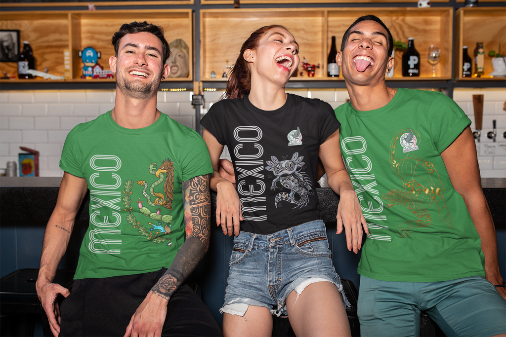 Adulto Playera de Mexico Retro con Aguila