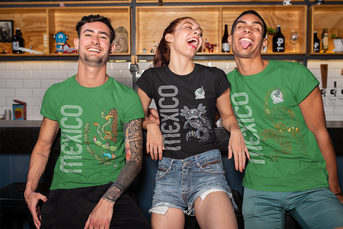 Adulto Playera de Mexico Retro con Aguila