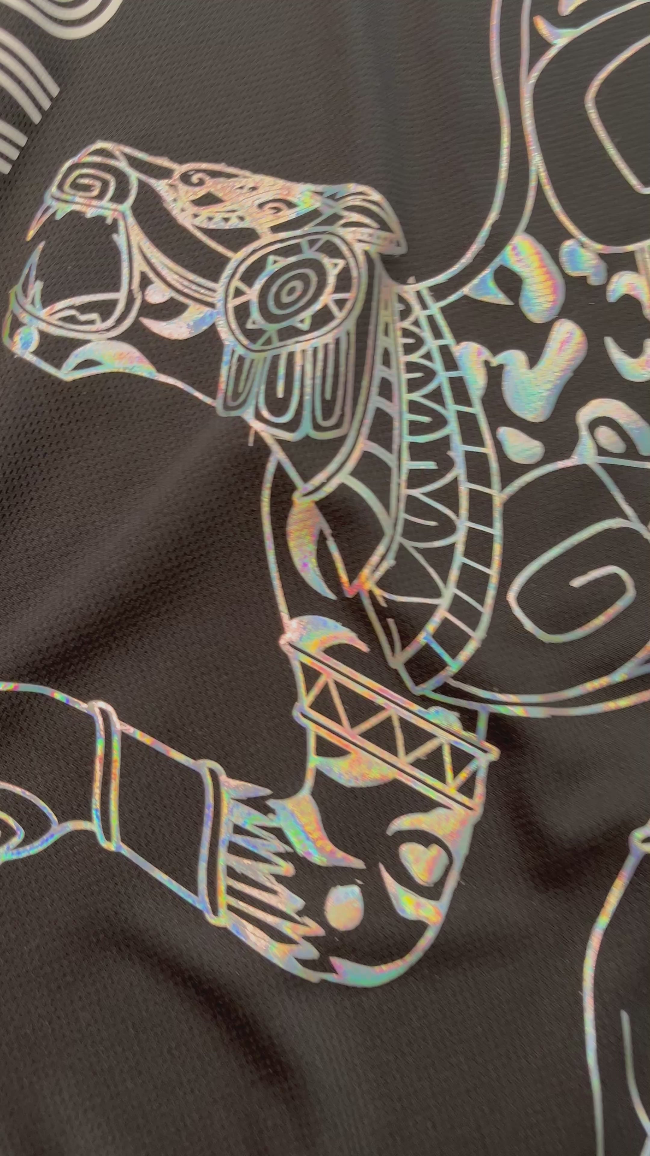 Adulto Playera de Mexico con JAGUAR Metalico PERSONALIZADA